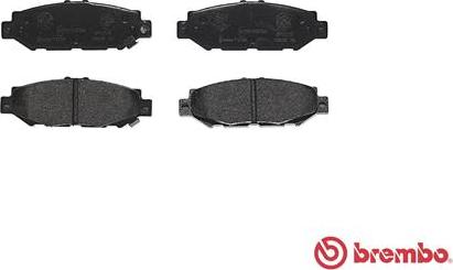 Brembo P 83 038 - Комплект спирачно феродо, дискови спирачки vvparts.bg