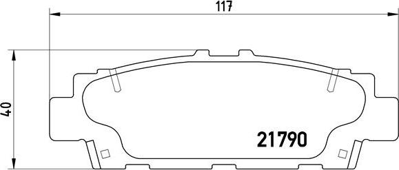 Brembo P 83 032 - Комплект спирачно феродо, дискови спирачки vvparts.bg