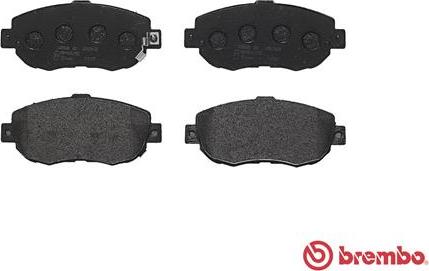 Brembo P 83 037 - Комплект спирачно феродо, дискови спирачки vvparts.bg