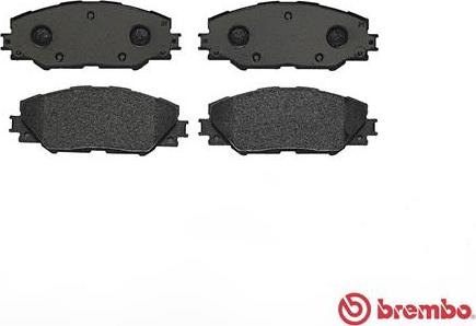 Brembo P 83 071 - Комплект спирачно феродо, дискови спирачки vvparts.bg