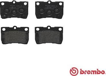 Brembo P 83 073 - Комплект спирачно феродо, дискови спирачки vvparts.bg