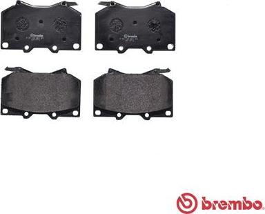 Brembo P 83 108 - Комплект спирачно феродо, дискови спирачки vvparts.bg