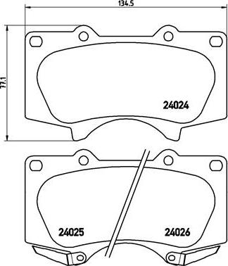 Brembo P 83 102X - Комплект спирачно феродо, дискови спирачки vvparts.bg