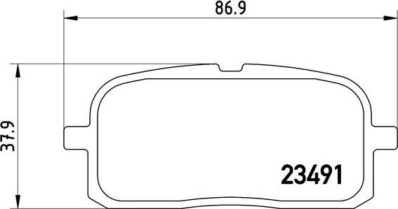 Brembo P 83 116 - Комплект спирачно феродо, дискови спирачки vvparts.bg