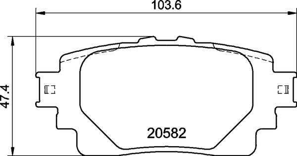 Brembo P 83 174 - Комплект спирачно феродо, дискови спирачки vvparts.bg