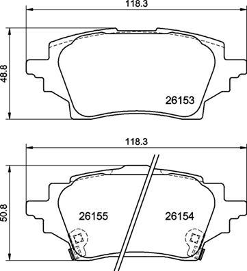 Brembo P 83 178 - Комплект спирачно феродо, дискови спирачки vvparts.bg