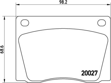 Brembo P 36 001 - Комплект спирачно феродо, дискови спирачки vvparts.bg