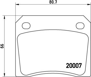 Brembo P 36 002 - Комплект спирачно феродо, дискови спирачки vvparts.bg