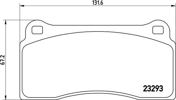 Brembo P 36 018 - Комплект спирачно феродо, дискови спирачки vvparts.bg