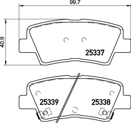 Brembo P 30 094X - Комплект спирачно феродо, дискови спирачки vvparts.bg