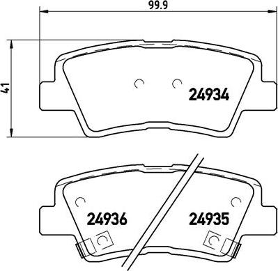 Brembo P 30 047 - Комплект спирачно феродо, дискови спирачки vvparts.bg