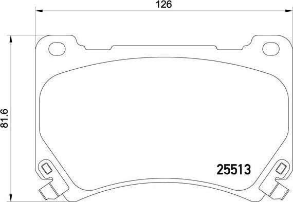 Brembo P 30 052 - Комплект спирачно феродо, дискови спирачки vvparts.bg