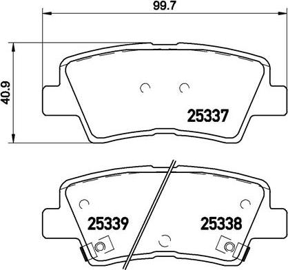 Brembo P 30 067X - Комплект спирачно феродо, дискови спирачки vvparts.bg