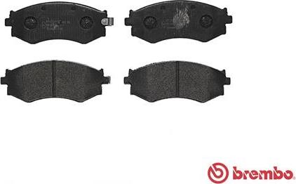 Brembo P 30 002 - Комплект спирачно феродо, дискови спирачки vvparts.bg