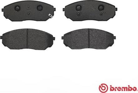 Brembo P 30 019 - Комплект спирачно феродо, дискови спирачки vvparts.bg