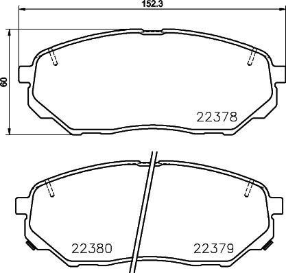 Brembo P 30 086 - Комплект спирачно феродо, дискови спирачки vvparts.bg