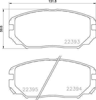 BENDIX Braking BPD1887 - Комплект спирачно феродо, дискови спирачки vvparts.bg