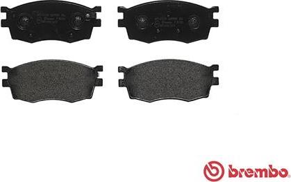 Brembo P 30 026 - Комплект спирачно феродо, дискови спирачки vvparts.bg