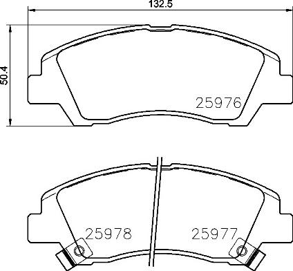 Brembo P 30 076 - Комплект спирачно феродо, дискови спирачки vvparts.bg