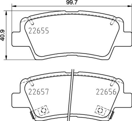 Brembo P 30 103 - Комплект спирачно феродо, дискови спирачки vvparts.bg