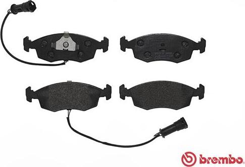 Brembo P 24 007 - Комплект спирачно феродо, дискови спирачки vvparts.bg