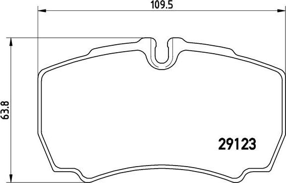 Brembo P 24 084 - Комплект спирачно феродо, дискови спирачки vvparts.bg