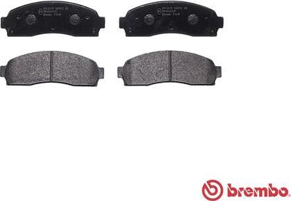 Brembo P 24 081 - Комплект спирачно феродо, дискови спирачки vvparts.bg