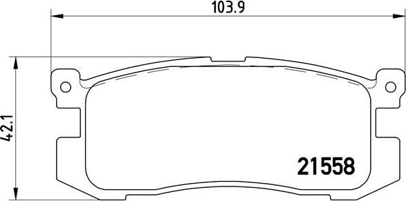 Brembo P 24 025 - Комплект спирачно феродо, дискови спирачки vvparts.bg