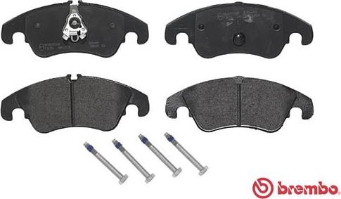 Brembo P 24 074 - Комплект спирачно феродо, дискови спирачки vvparts.bg