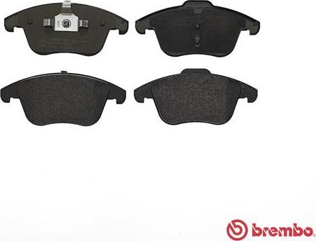 Brembo P 24 076 - Комплект спирачно феродо, дискови спирачки vvparts.bg