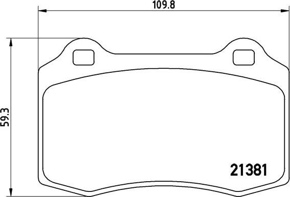 Brembo P 24 073 - Комплект спирачно феродо, дискови спирачки vvparts.bg