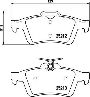 Brembo P 24 148X - Комплект спирачно феродо, дискови спирачки vvparts.bg