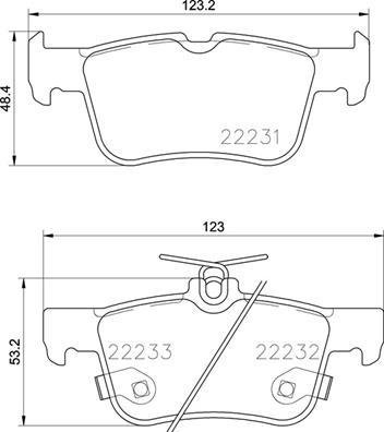 Brembo P 24 201 - Комплект спирачно феродо, дискови спирачки vvparts.bg