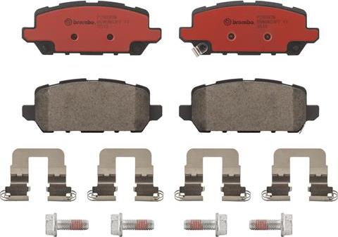 Brembo P28090N - Комплект спирачно феродо, дискови спирачки vvparts.bg