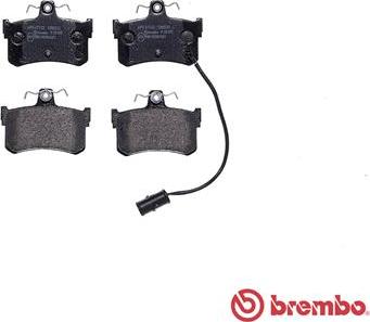 Brembo P 28 015 - Комплект спирачно феродо, дискови спирачки vvparts.bg