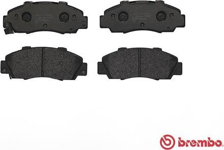 Brembo P 28 026 - Комплект спирачно феродо, дискови спирачки vvparts.bg