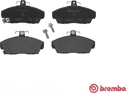 Brembo P 28 020 - Комплект спирачно феродо, дискови спирачки vvparts.bg