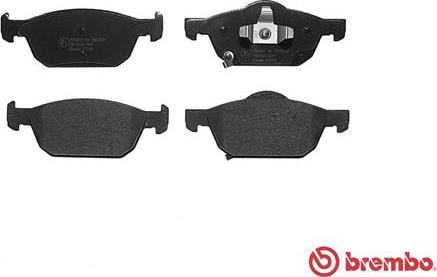 Brembo P 28 076 - Комплект спирачно феродо, дискови спирачки vvparts.bg