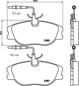 Brembo P 23 061 - Комплект спирачно феродо, дискови спирачки vvparts.bg