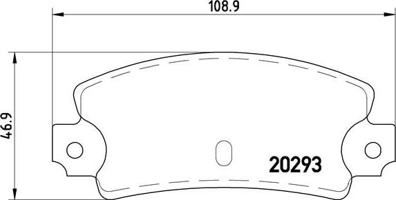 Brembo P 23 008 - Комплект спирачно феродо, дискови спирачки vvparts.bg