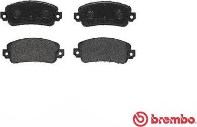 Brembo P 23 014 - Комплект спирачно феродо, дискови спирачки vvparts.bg