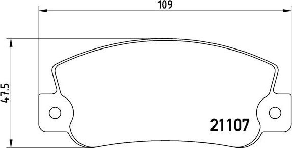 Brembo P 23 032 - Комплект спирачно феродо, дискови спирачки vvparts.bg