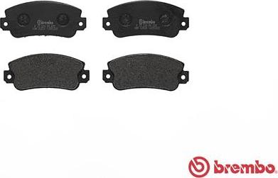 Brembo P 23 029 - Комплект спирачно феродо, дискови спирачки vvparts.bg