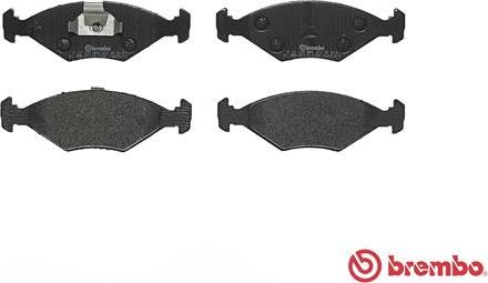 Brembo P 23 123 - Комплект спирачно феродо, дискови спирачки vvparts.bg