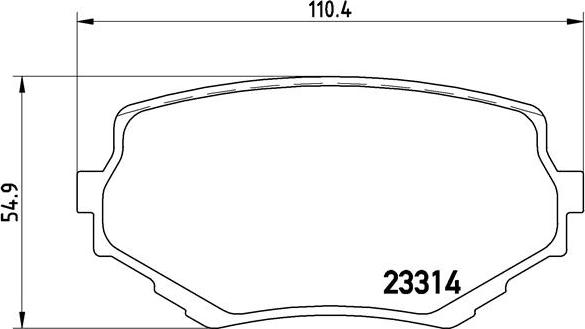 Brembo P 79 009 - Комплект спирачно феродо, дискови спирачки vvparts.bg