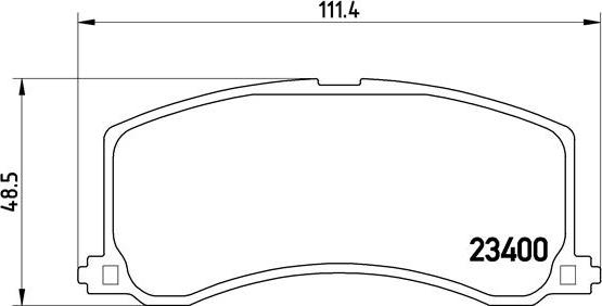 Brembo P 79 010 - Комплект спирачно феродо, дискови спирачки vvparts.bg