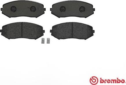 Brembo P 79 018 - Комплект спирачно феродо, дискови спирачки vvparts.bg