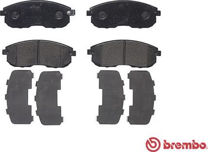 Brembo P 79 030 - Комплект спирачно феродо, дискови спирачки vvparts.bg