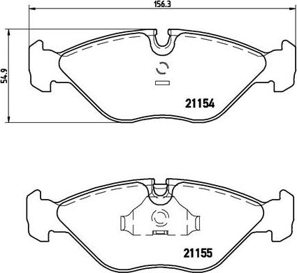 Brembo P 71 005 - Комплект спирачно феродо, дискови спирачки vvparts.bg