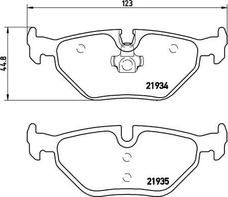 INTERBRAKE PD3008 - Комплект спирачно феродо, дискови спирачки vvparts.bg